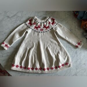 Hanna Andersson sweater dress 4t